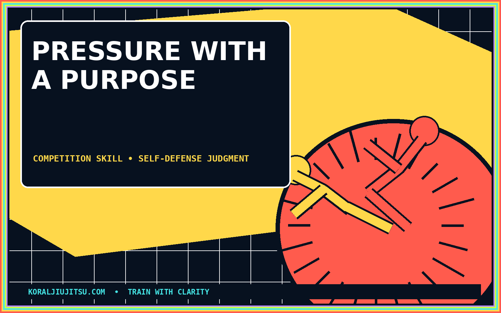Koral Jiu-Jitsu competition and self-defense graphic